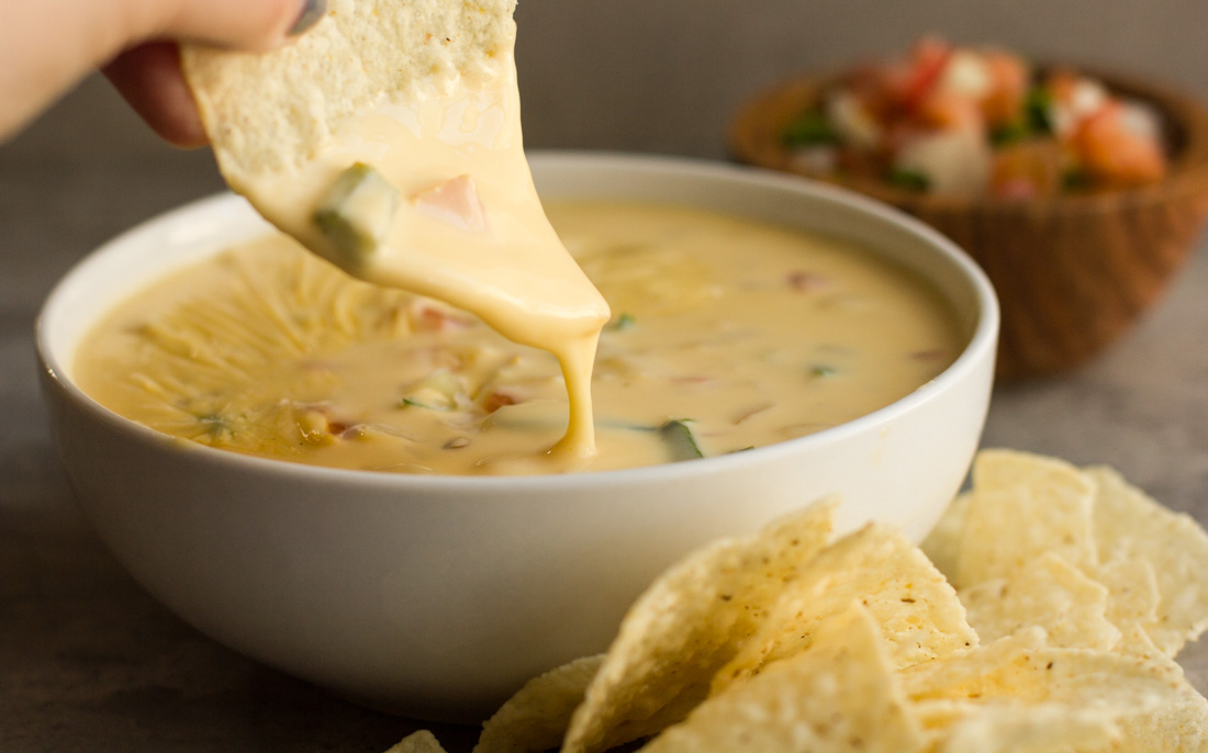 The BEST Tex Mex Queso - made WITHOUT Velveeta and Rotel. This recipe is just like what you find in restaurants.