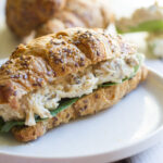 Southern Style Chicken Salad is a savory chicken salad family recipe, no fruit or nuts included.
