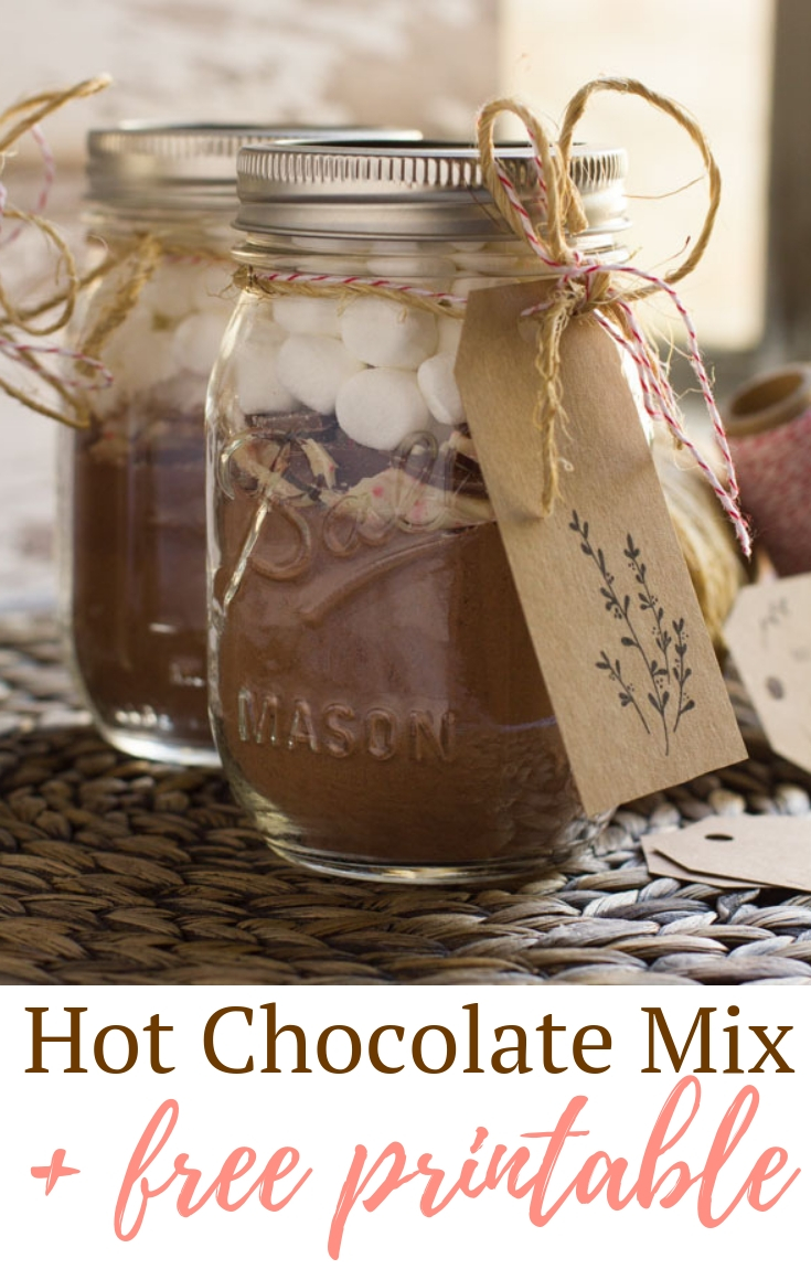 Homemade Hot Chocolate Mix & a Free Gift Tag Printable! Away From the Box