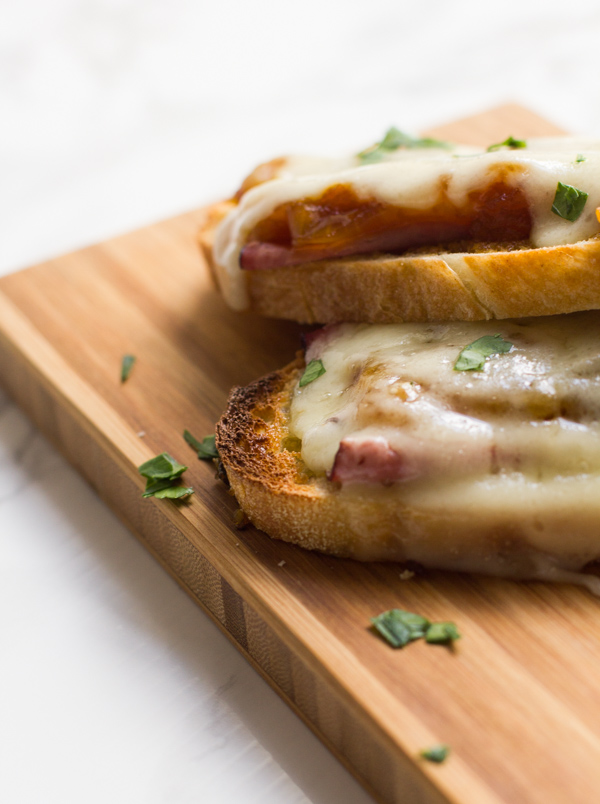 French Onion Open-Faced Sandwiches