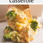 Broccoli cheddar casserole is a holiday and potluck favorite. This recipe combines broccoli, cheese, rice and crackers to make a casserole that's easy, cheesy, creamy, and perfect for sharing.