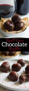 Red Wine Chocolate Truffles are the perfect elegent end to an evening. They are sweet and fruity with a complex red wine flavor.