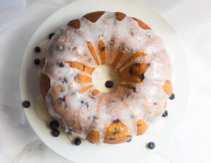 This lemon blueberry pound cake is a dense, perfect from scratch recipe - tasty all year round!