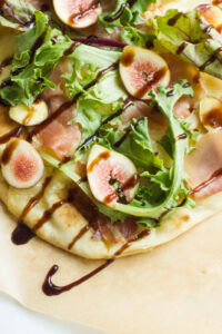 This Brie, Fig & Prosciutto Pizza has earthy, sweet, salty and cheesy flavors in every bite. It makes the perfect lunch or light dinner.
