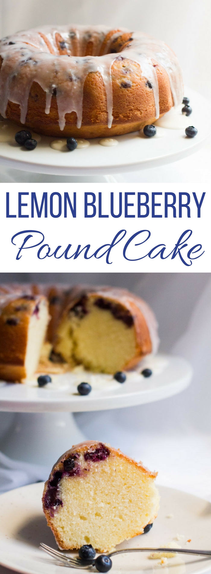 This lemon blueberry pound cake is a dense, perfect from scratch recipe - tasty all year round!