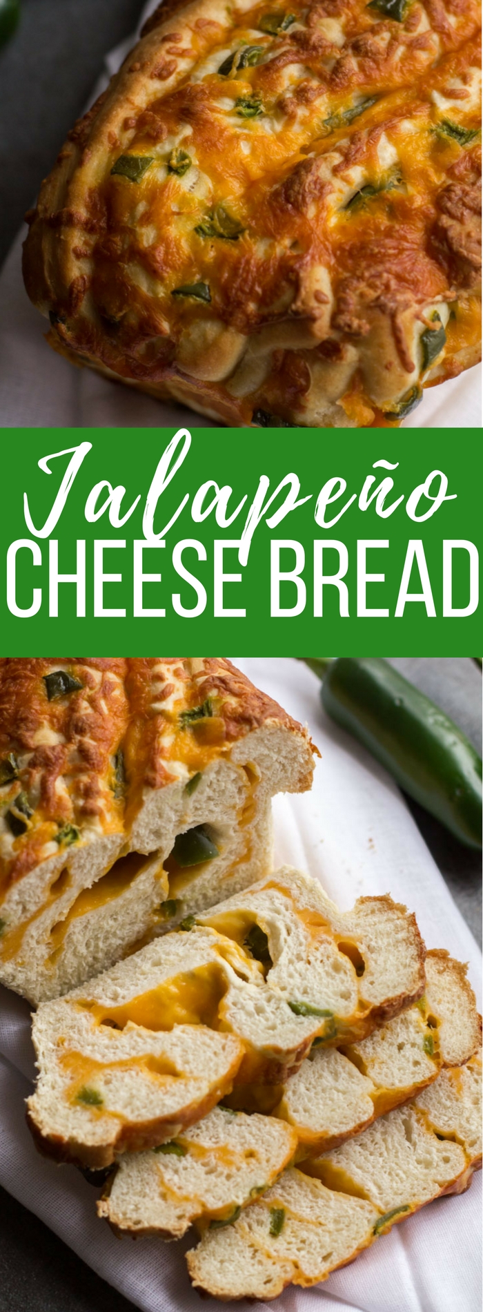 Jalapeno Cheese Bread is the cheesy, spicy deliciousness you need with every meal. From sandwiches to garlic bread, this loaf goes with everything.