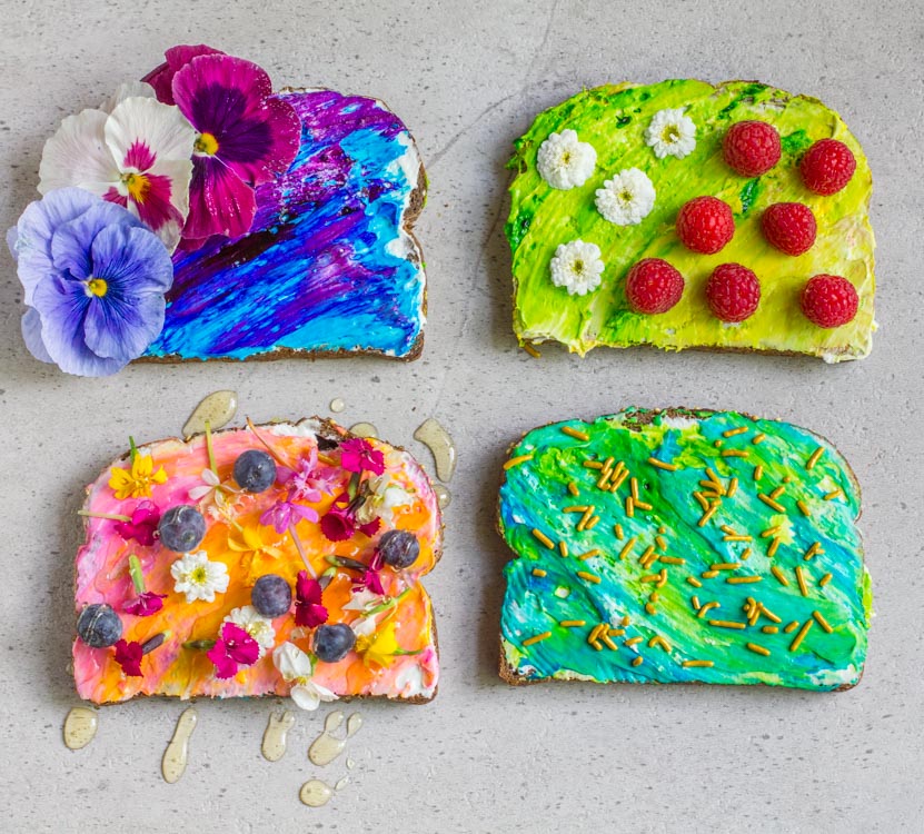 Find out how to make these Instagram worthy treats! Making gorgeous unicorn or mermaid toast is easier than you think!
