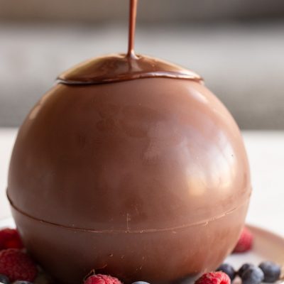 Melting Chocolate Ball Dessert