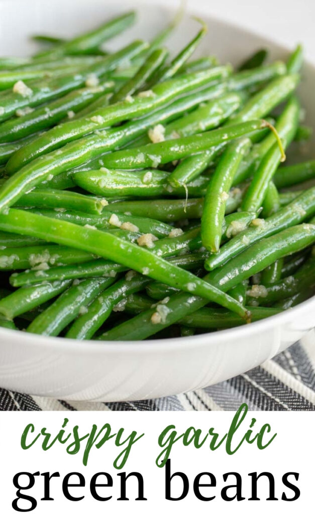 Garlicky and delicious, these crispy garlic green beans are a fast and flavorful side dish.