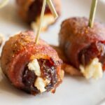 Bacon wrapped dates are a super easy party appetizer. These are made even better with a special savory rub!